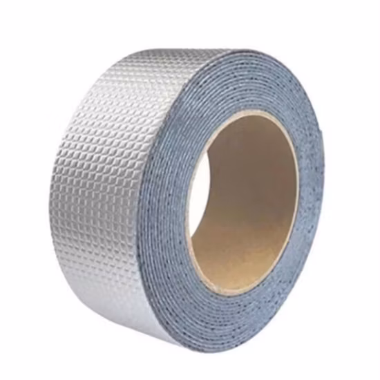 Nastro butilico adesivo adesivo in alluminio di vendita caldo Nastro impermeabile in foglio di alluminio butilico super resistente